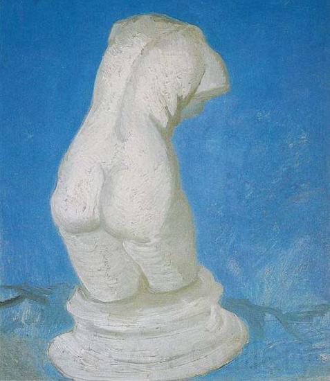 Vincent Van Gogh Plaster-Torso (female) in back view Norge oil painting art